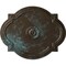 Ekena Millwork Waltz Ceiling Medallion (Fits Canopies up to 4 1/2"), 21 1/4"W x 17 3/8"H x 1"P, Bronze Blue Patina CM21WABBS - alternate 1